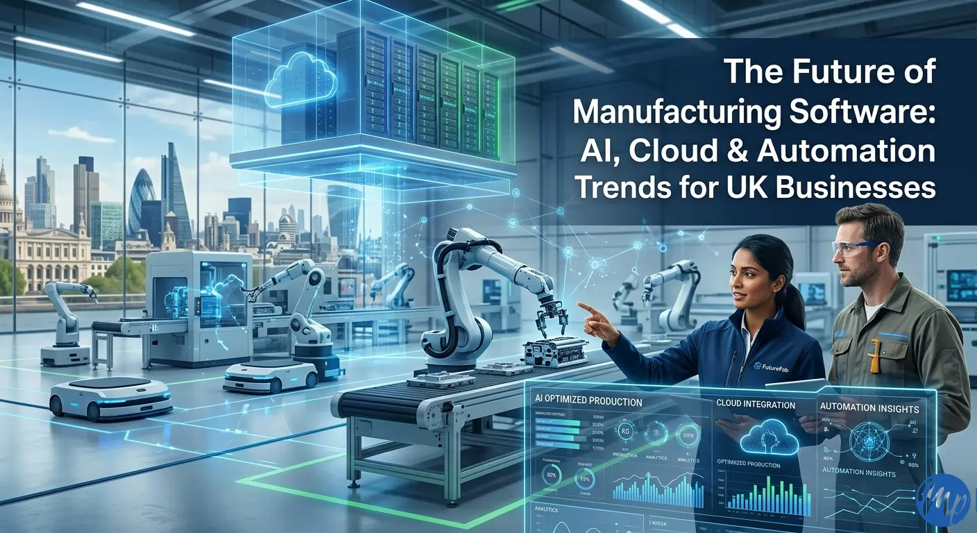 The Future of Manufacturing Software: AI, Cloud & Automation Trends for UK Businesses