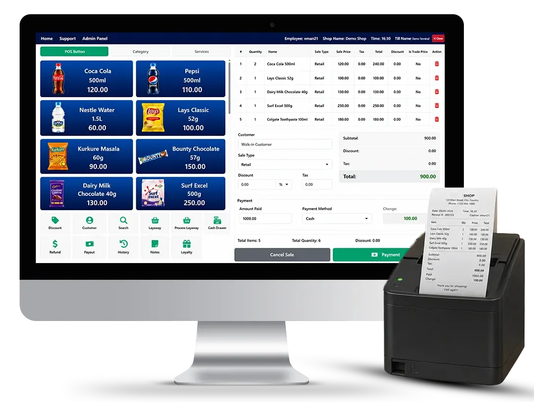 Retail POS Software — Boost Sales & Control Stock | Moneypex